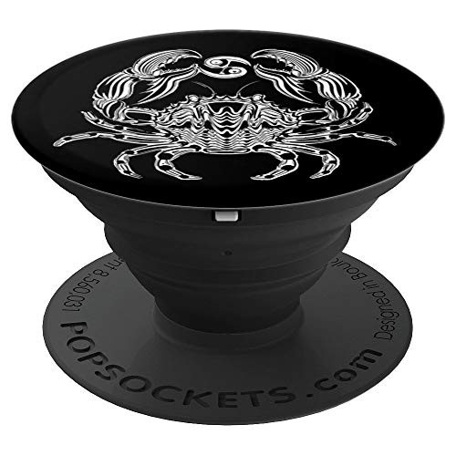 Cancer Crab Zodiac Astrology Yin Yang Sign PopSockets Grip and Stand for Phones and Tablets