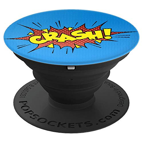 Comics PhoneGrip Fun Comic Crash Sound PopSockets Grip and Stand for Phones and Tablets