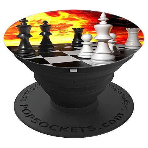 Chess Player Board Setting Up For Apocalypse Checkmate PopSockets Grip and Stand for Phones and Tablets
