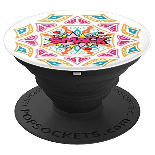 Smack Comic Sound Effect design PopSockets Grip and Stand for Phones and Tablets