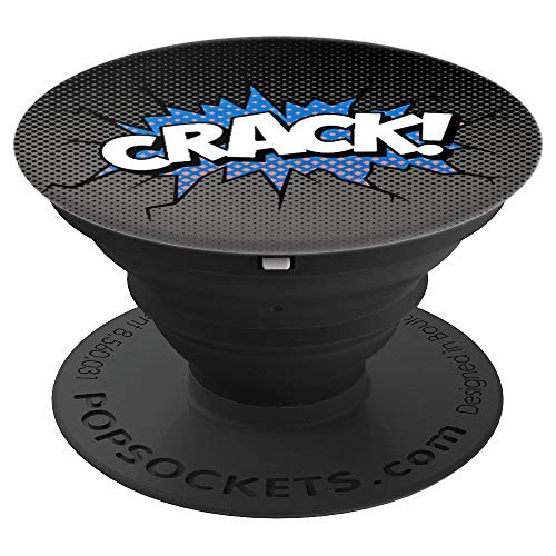 Comics PhoneGrip Fun Comic Crack Sound PopSockets Grip and Stand for Phones and Tablets