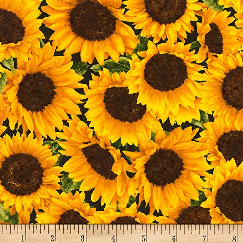 Timeless Treasures Farm Packed s Yard Sunflower