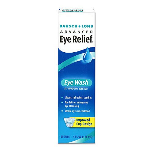 BL Eye Wash Size Bausch  Lomb Advanced Eye Relief Eye Wash Eye Irrigating Solution Pack of 6