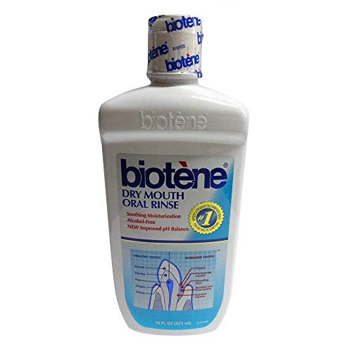 Biotene Dry Mouth Oral Rinse Fresh Mint 16 oz  Pack of 2