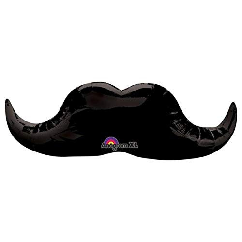 Anagram Black Mustache Foil Balloon 35 Anagram Black Mustache Foil Balloon 35