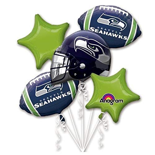 Anagram Seattle Seahawks Balloon Bouquet Multicolored Anagram Seattle Seahawks Balloon Bouquet Multicolored