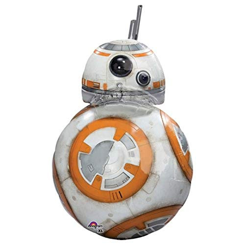 Anagram Star Wars The Force Awakens Bb8 Supershape Foil Balloon 33 Multicolored