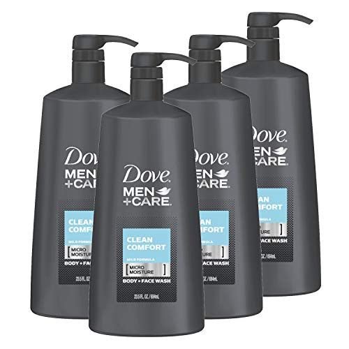 Dove MenCare Body Wash Pump Clean Comfort 235 Fl Oz Pack of 1