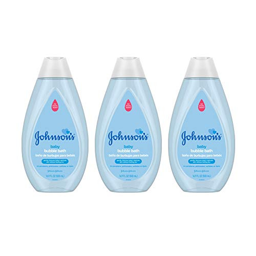 Johnsons ParabenFree Baby Bubble Bath for Gentle Baby Skin Care 169 fl oz Pack of 3
