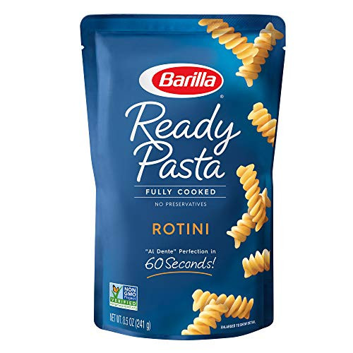 BARILLA Ready Pasta Rotini 85 oz Pouch Pack of 6  NonGMO No Preservatives  Perfect Microwave Pasta Ready in 60 Seconds  Great for Quick Pasta Meals BARILLA Ready Pasta Rotini 85 oz Pouch Pack of 6  NonGMO No Preservatives  Perfect Microwave Pasta Ready in 60 Seconds  Great for Quick Pasta Meals