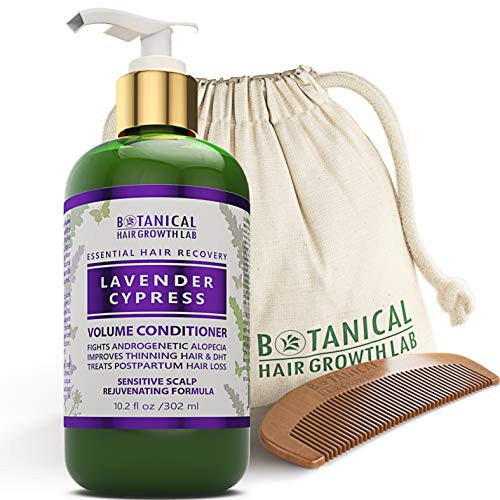 BOTANICAL HAIR GROWTH LAB  Volume Conditioner  Lavender Cypress  Essential Hair Recovery  Sensitive Scalp  Rejuvenating  For Hair Thinning Prevention Alopecia Postpartum DHT Blocker  102 Oz