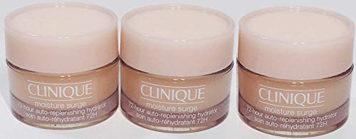 Lot of 3 Clinique Moisture Surge 72Hour AutoReplenishing Hydrator 05 oz ea