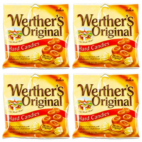 Werthers Original Hard Candies 265 Oz Pack of 4