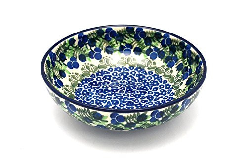 Polish Pottery Bowl  Contemporary Salad  Huckleberry