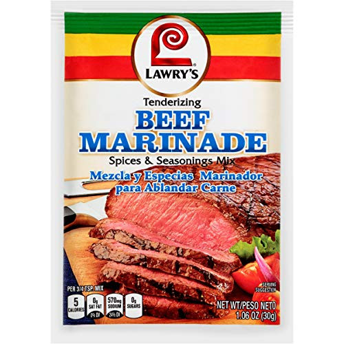 Lawrys Beef Marinade Mix Meat Tenderizer Seasoning No MSG 106 oz pack of 12