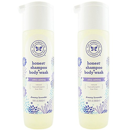 The Honest Company Dreamy Lavender Scented Shampoo  Body Wash 10 oz  Pack of 2