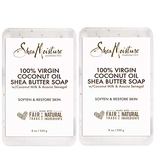 Shea Moisture 100 Virgin Coconut Oil Shea Butter Soap 8 Ounce Pack of 2 Shea Moisture 100 Virgin Coconut Oil Shea Butter Soap 8 Ounce Pack of 2