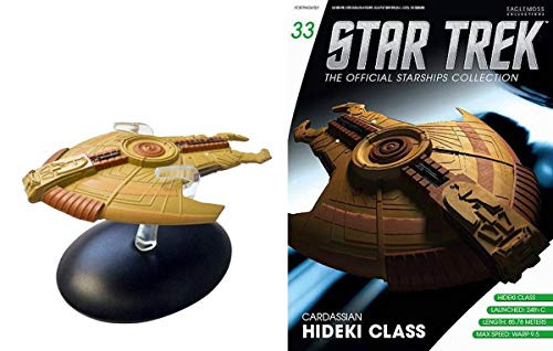 Eaglemoss Publications Star Trek The Official Starship Collection Magazine 33 Cardassian Hideki Class Eaglemoss Publications Star Trek The Official Starship Collection Magazine 33 Cardassian Hideki Class
