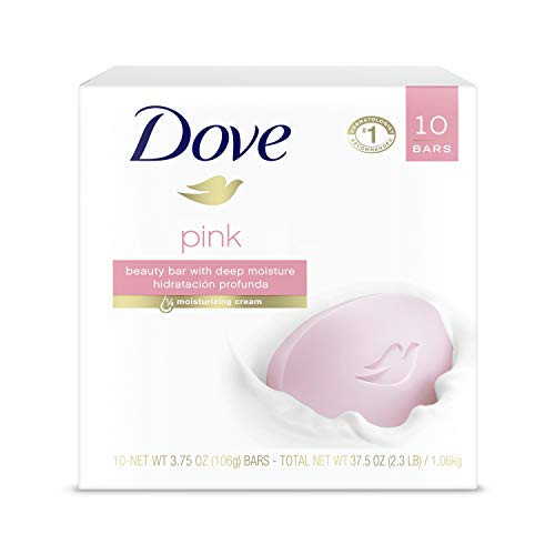 Dove Beauty Bar For Softer Skin Pink More Moisturizing Than Bar Soap 375 oz 10 Bars Dove Beauty Bar For Softer Skin Pink More Moisturizing Than Bar Soap 375 oz 10 Bars
