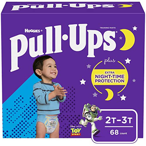 PullUps NightTime Boys Training Pants 2T3T 68 Ct
