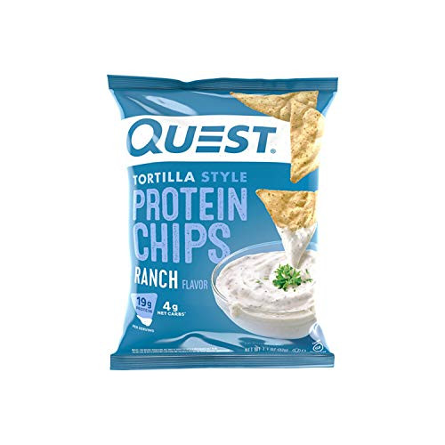 Quest Nutrition Tortilla Style Protein Chips Ranch Baked 11 Ounce Pack of 12