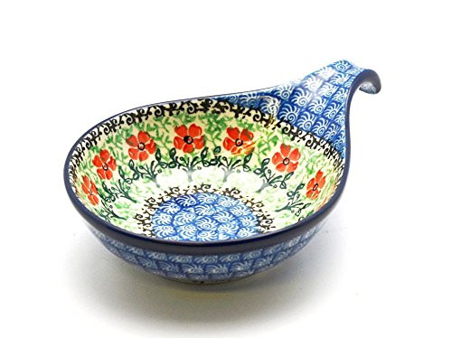 Polish Pottery SpoonLadle Rest  Maraschino