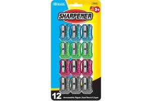 BAZIC Transparent Square Pencil Sharpener Pencil Sharpner 191224