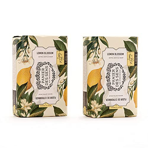 Panier des Sens Lemon Blossom Shea butter soap  2 bars 7oz200g each