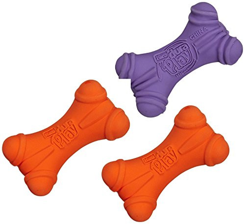 Hartz Dura Play Bone Dog Toy  Medium  3 Pack