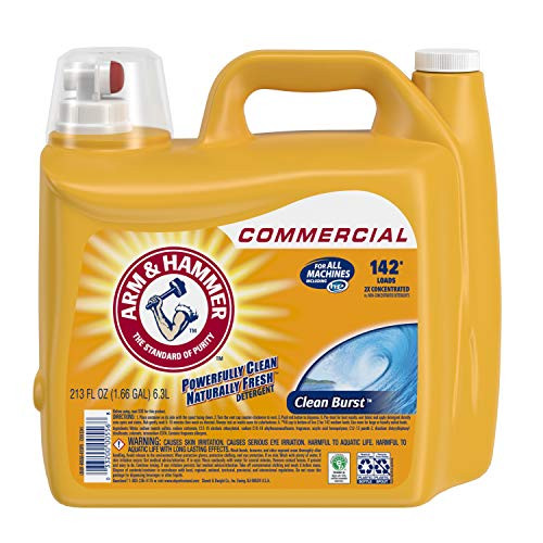 Arm  Hammer 3320000556 Liquid Laundry Detergent Clean Burst 213 oz 142 Loads Pack of 2