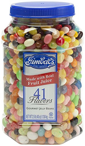 Gimbals Gourmet Jelly Bean Jar 40 oz