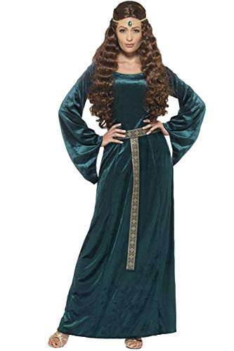 Smiffys Mens XLUS Size 1820 Medieval Maid Costume Green