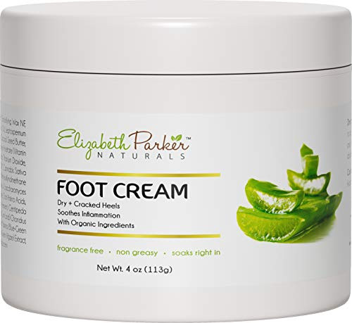 Foot Cream for Dry Cracked Feet and Heels  Anti Fungal Cream for Athletes Foot Treatment  Best Callus Remover for Feet with Shea Butter Aloe Vera  Coconut Oil  Fragrance Free  Non Greasy 4 oz