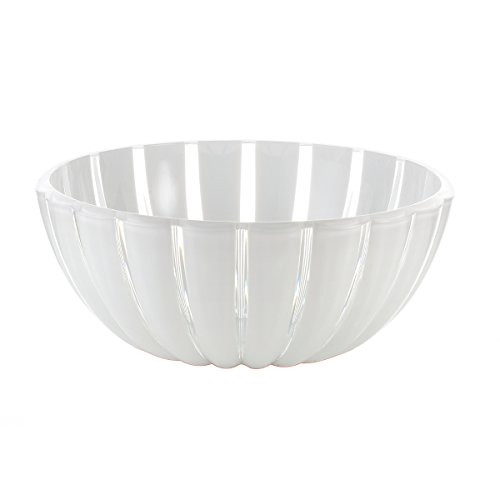 Guzzini Grace Mix  Serve Acrylic Bowl and Serving Utensils 3Piece Salad Set