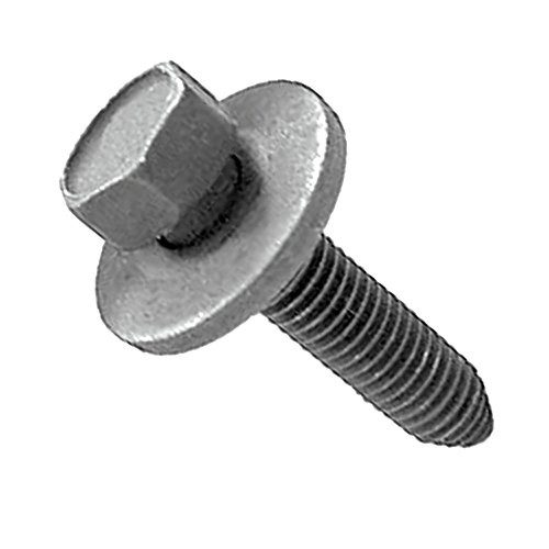 BoltmanShop Body Bolts M10 15 X 40MM Hex Head SEMS 29MM Wash OD  Phosphate 25pkg