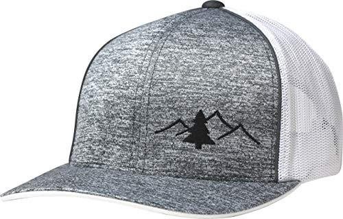 LINDO Trucker Hat  Great Outdoors Collectin Static GrayWhite