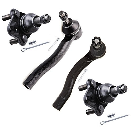 Scitoo 4pcs Suspension Kit 2 Lower Ball Joint 2 Outer Tie Rod End fit Toyota Corolla 2003 2004 2005 2006 2007 2008 K90309 ES80431