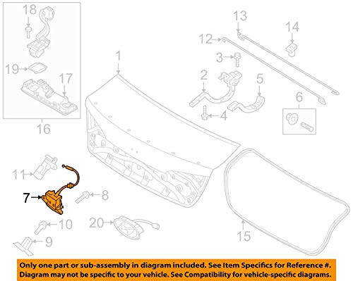 HYUNDAI Latch AssyTrunk LID