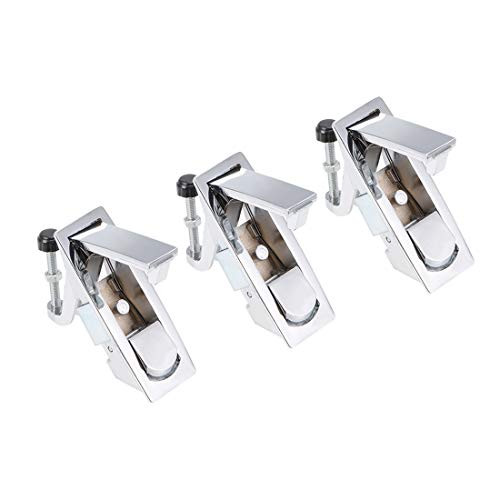 uxcell Electric Cabinet Panel Cam Lock Push Button Pop Up Door Lock Keyless 6062 3pcs