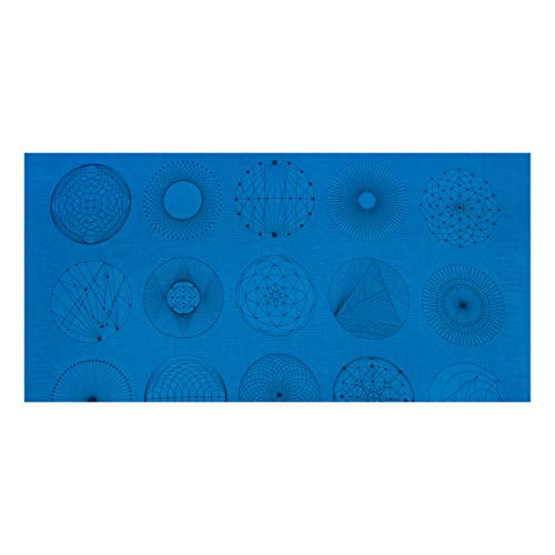 Andover Redux Redux Cerulean Fabric by the Yard