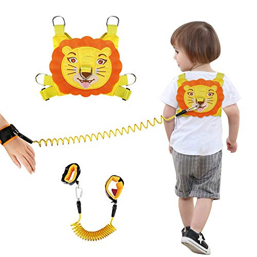 Accmor Toddler Safety Harnesses Leashes  Anti Lost Wrist Link Baby Anti Lost Harness Kids Safety Harness Leash Cute Toddler Safety Leash  Harness for 15 Years Girls to Zoo or Mall