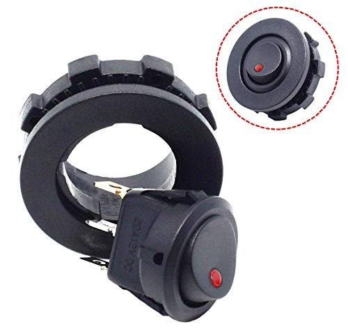 Car Truck Round Rocker Toggle Switch SPST OnOff Control with Switch Housing Car Truck Round Rocker Toggle Switch SPST OnOff Control with Switch Housing