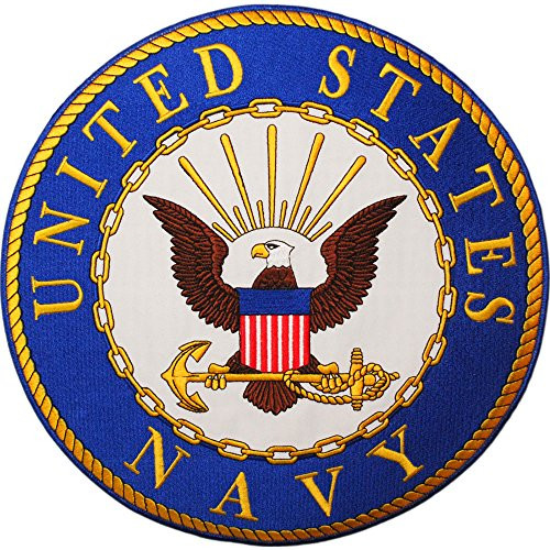 United States Navy USN Seal Embroidered 10 ExtraLarge Patch United States Navy USN Seal Embroidered 10 ExtraLarge Patch