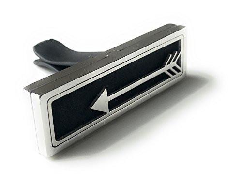 Modern Car Diffuser Vent Clip Arrow Air Freshener Diffuser uses Aromatherapy Essential oils to Improve Air Quality Motion Sickness  Promote Calm Driving Rectangle Arrow Stainless Steel