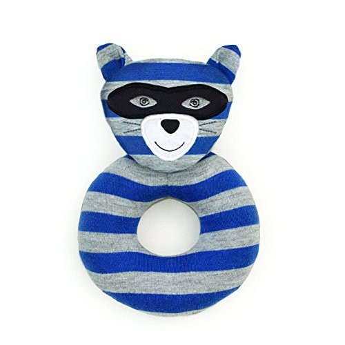 Organic Farm Buddies, Robbie Raccoon Teething Rattle