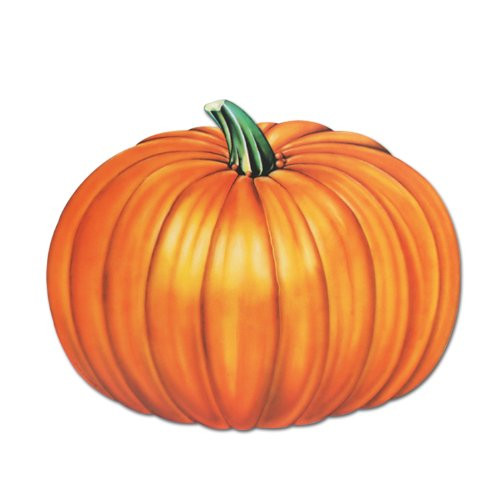 Beistle 99339 12-Piece Pumpkin Cutout, 24-Inch