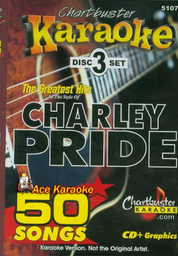 Chartbuster Karaoke CDG 3 Disc Pack CB5107  The Greatest Hits of Charley Pride