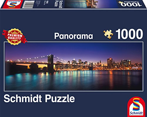 Schmidt Spiele Lights of New York Panorama Puzzle (1000 Piece)