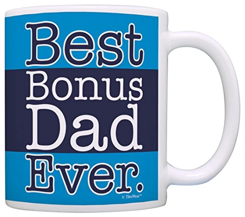 Step Dad Best Step Dad Ever Stepfather Coffee Mug Tea Cup Blue