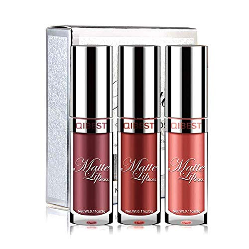 Coosa 3pcs Matte Velvety Liquid Lipstick Set Waterproof Long Lasting Liquid Lip gloss NonStick Cup Lipstick Set Coosa 3pcs Matte Velvety Liquid Lipstick Set Waterproof Long Lasting Liquid Lip gloss NonStick Cup Lipstick Set